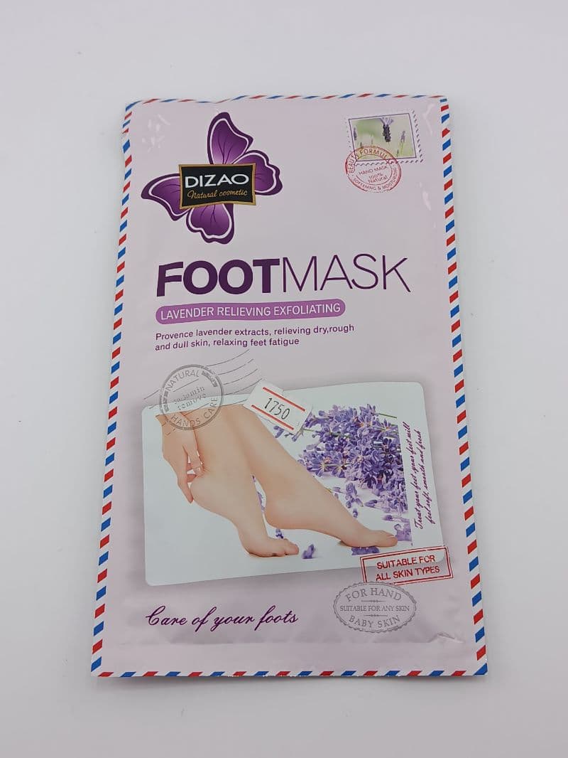 Máscarilla exfoliante para pies con lavanda Dizao Foot Mask