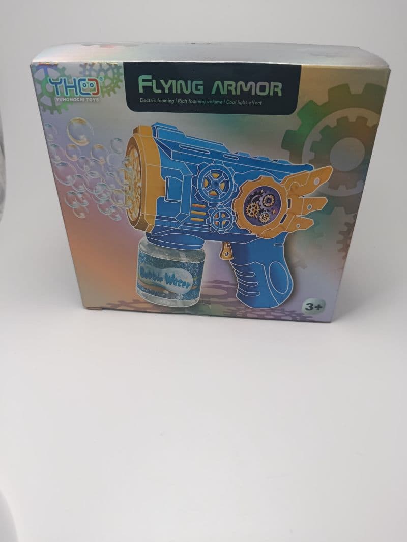 Pistola de Burbujas Eléctrica Flying Armor