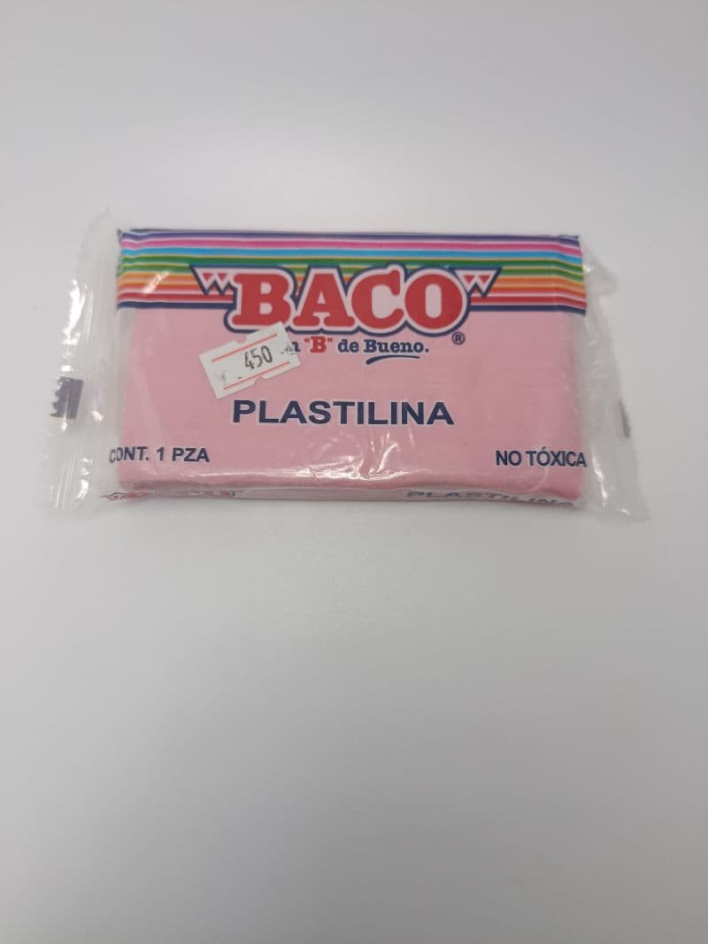 Plasticina Baco en Marqueta Rosada