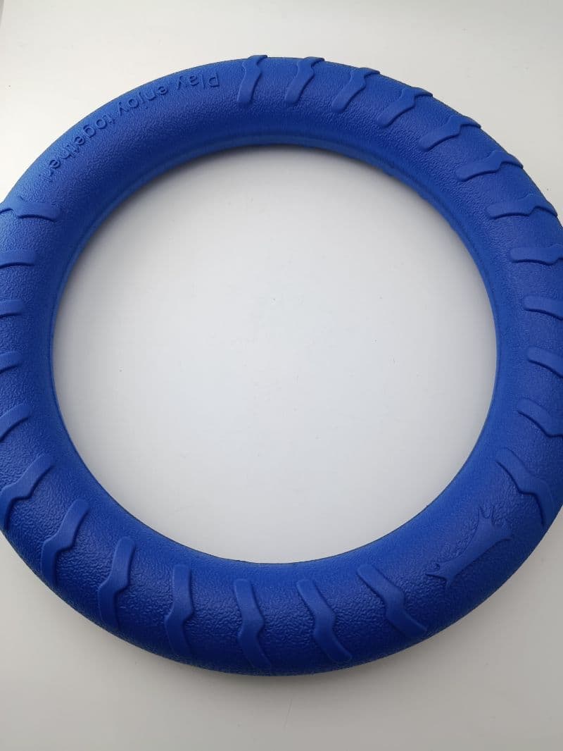 Aro de Juguete para Mascota Azul de 20 cm