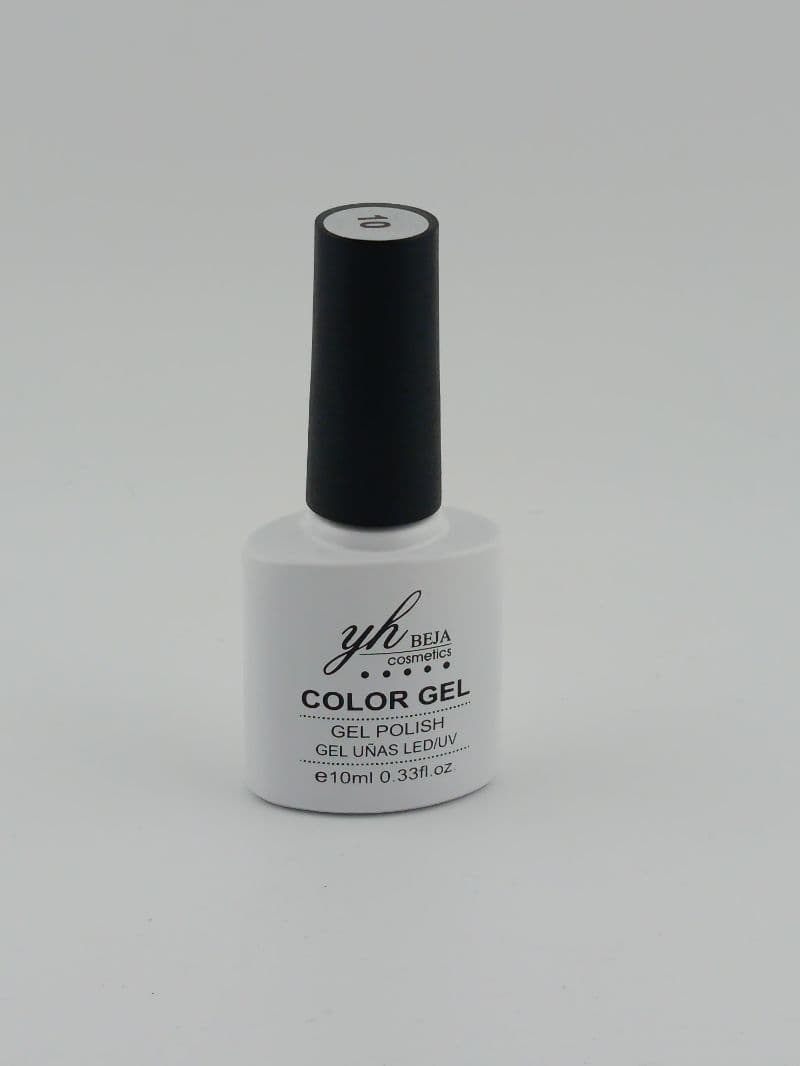 Esmalte gel para uñas YH Beja Cosmetics color blanco, 10 ml, LED/UV