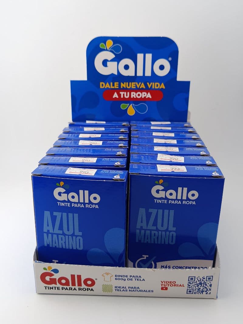 Tinte para Ropa Gallo Azul Marino