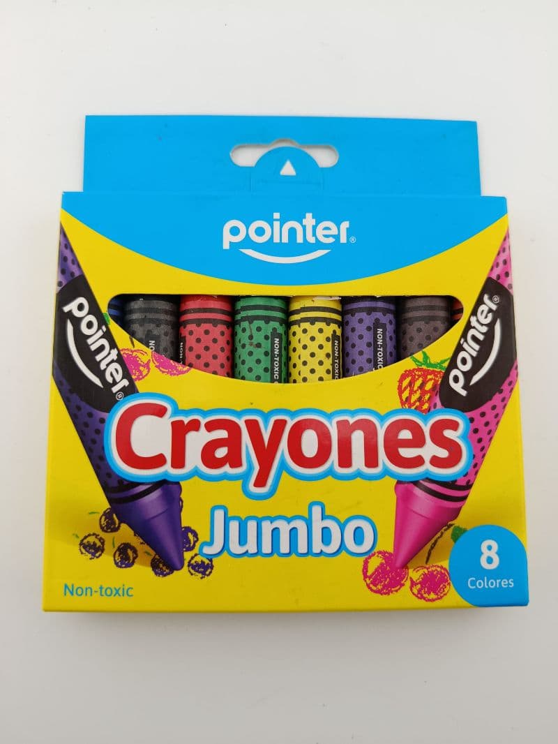 Crayones Jumbo Pointer 8 colores