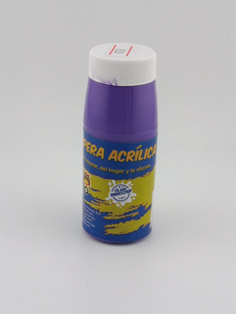 Tempera acrílica Búho morada 65 ml