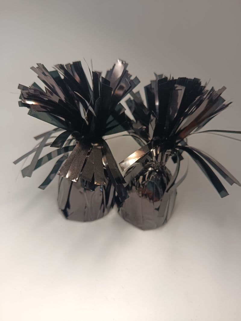 Pesa decorativa para globos color negro