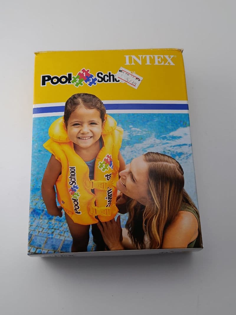 Chaleco Inflable para Aprender a Nadar Intex Pool School