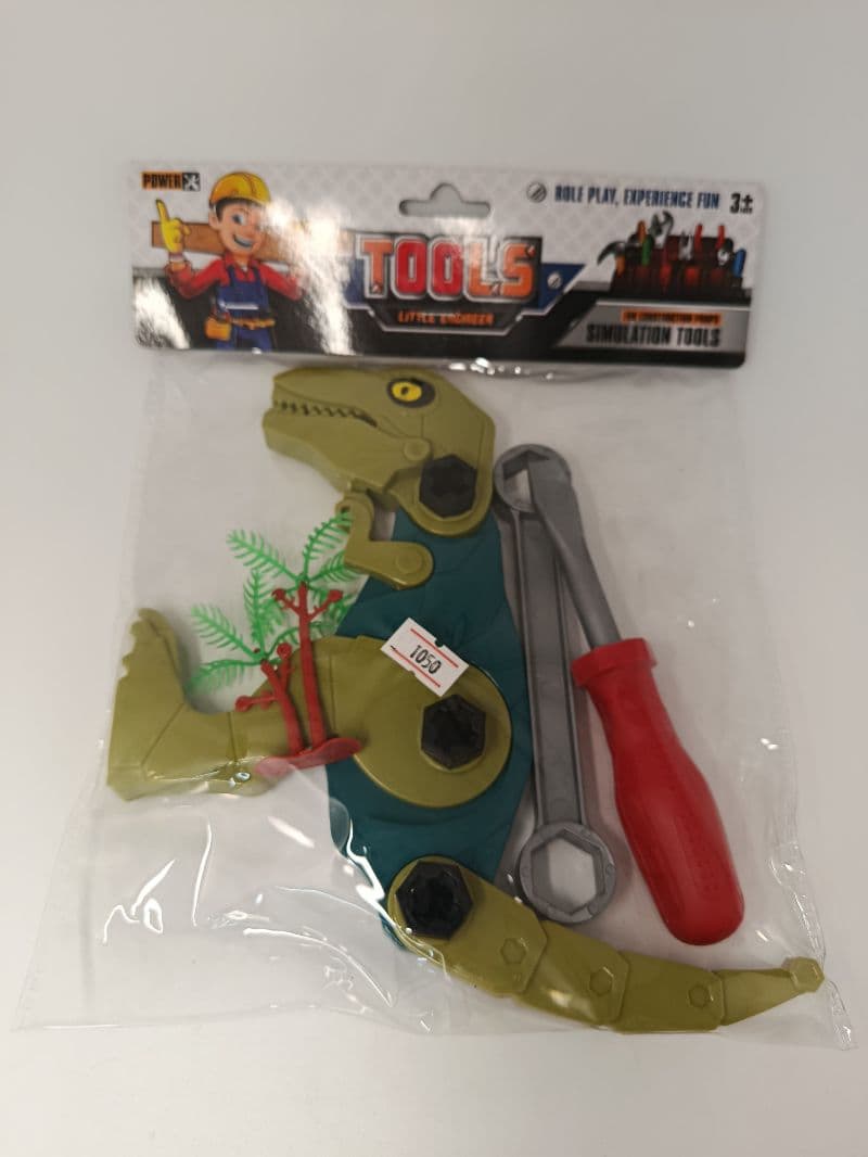 Set de Juguete Dinosaurio para Armar con Herramientas