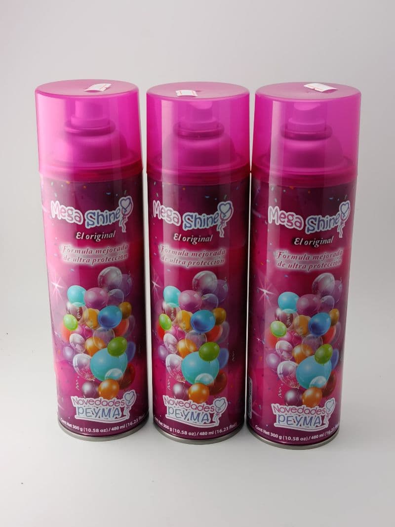 Abrillantador para Globos Mega Shine 480 ml