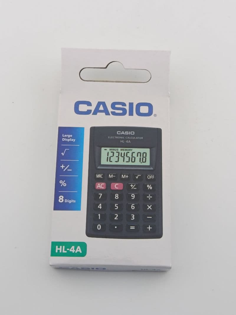 Calculadora Casio HL-4A de bolsillo