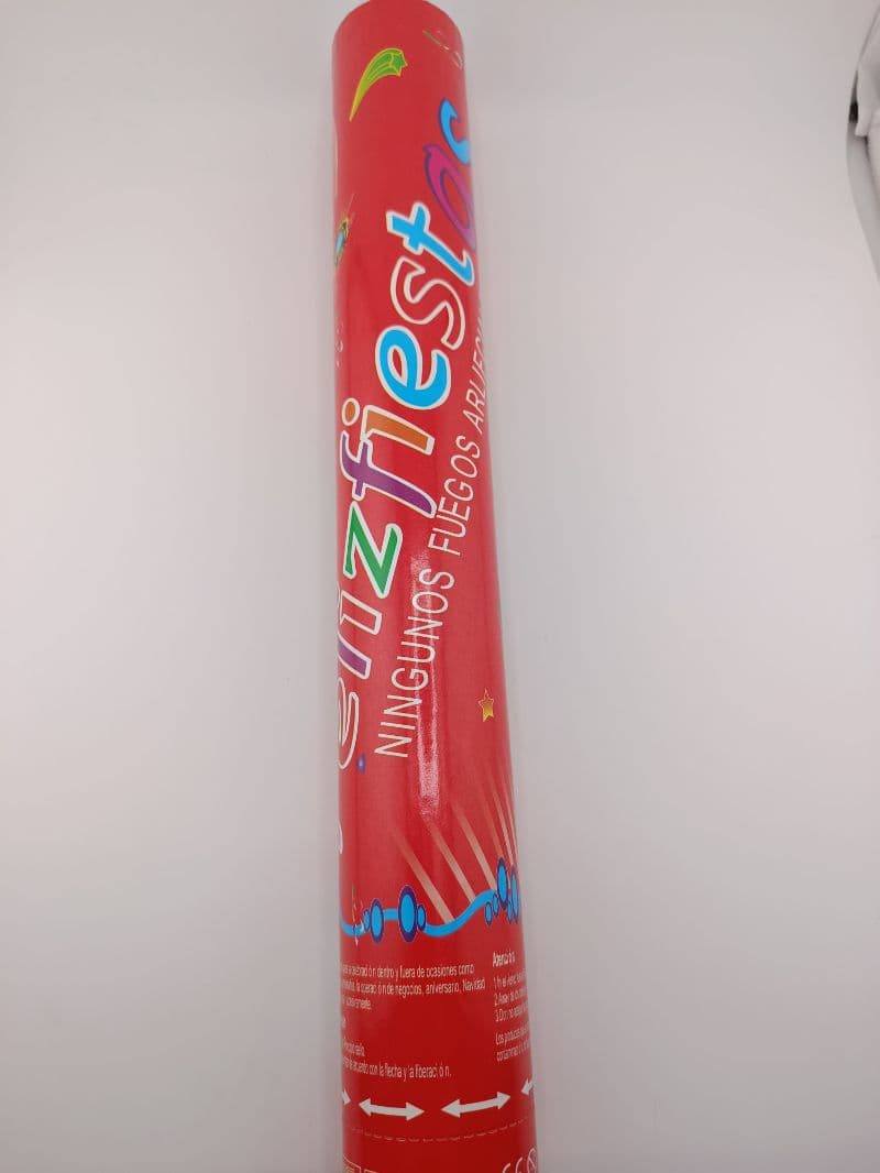 Tubo Lanzador de Confeti para Fiestas