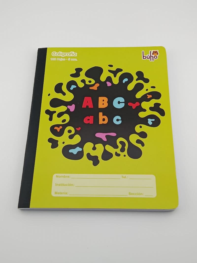 Cuaderno de caligrafía Búho 100 hojas cuadros 5 mm