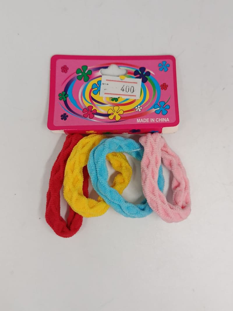 Colas para el Cabello de Tela, 4 Unidades