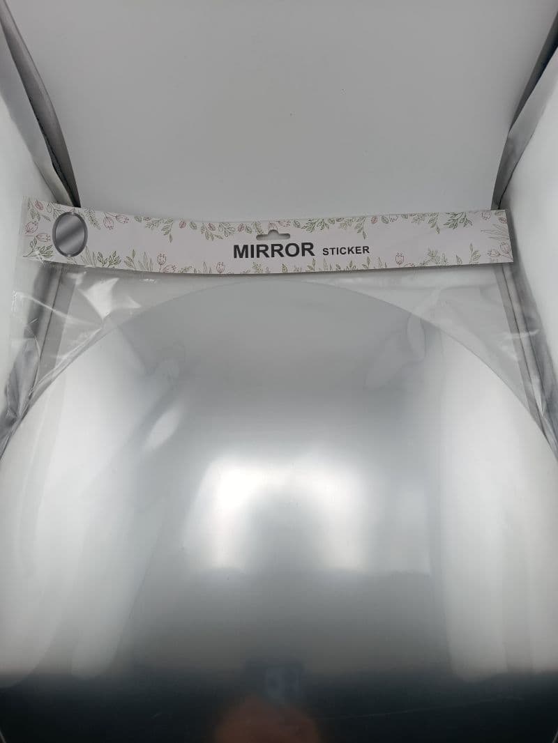 Espejo adhesivo redondo flexible 40 cm