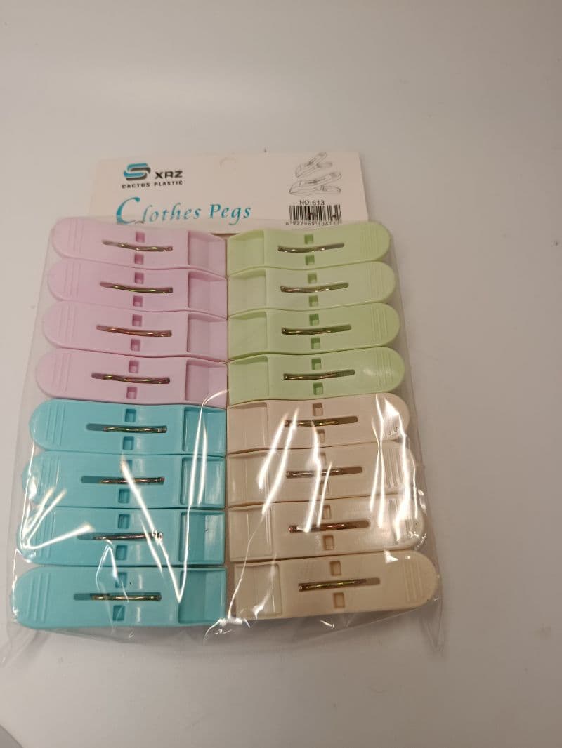 Prensas plásticas para ropa, paquete de 16 unidades