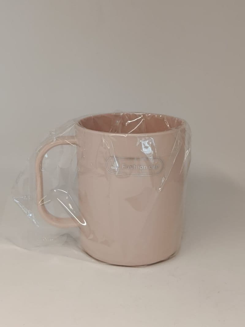 Taza plástica con agarradera decorada Fashion Cup