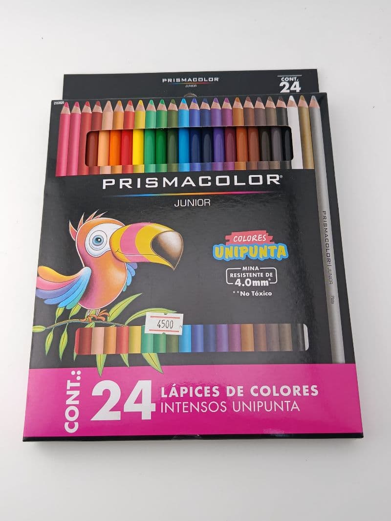 Lápices de Colores Prismacolor Junior Triangulares Largos (24 Colores)