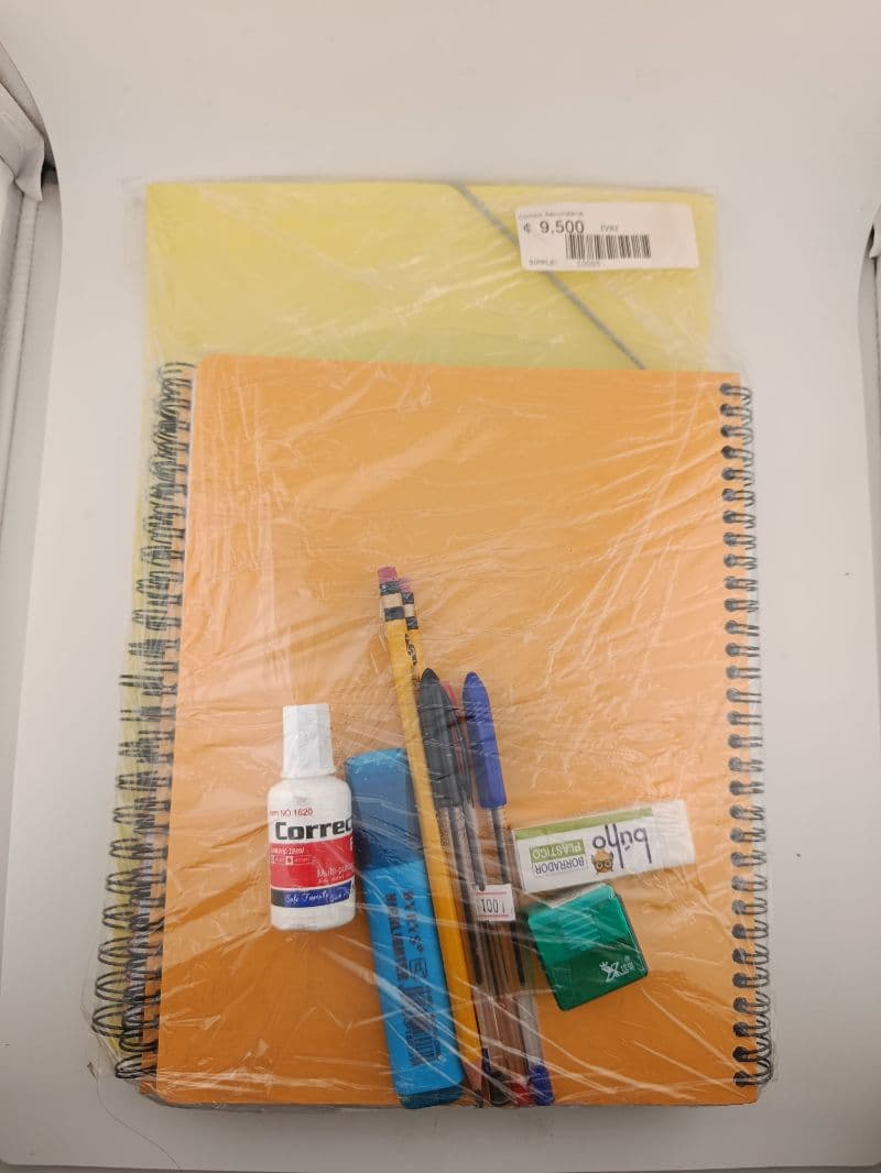 Combo de útiles escolares para secundaria