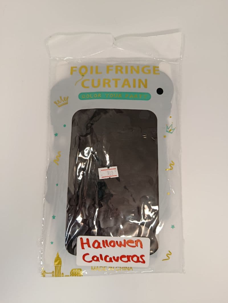 Cortina Metálica de Calaveras para Halloween