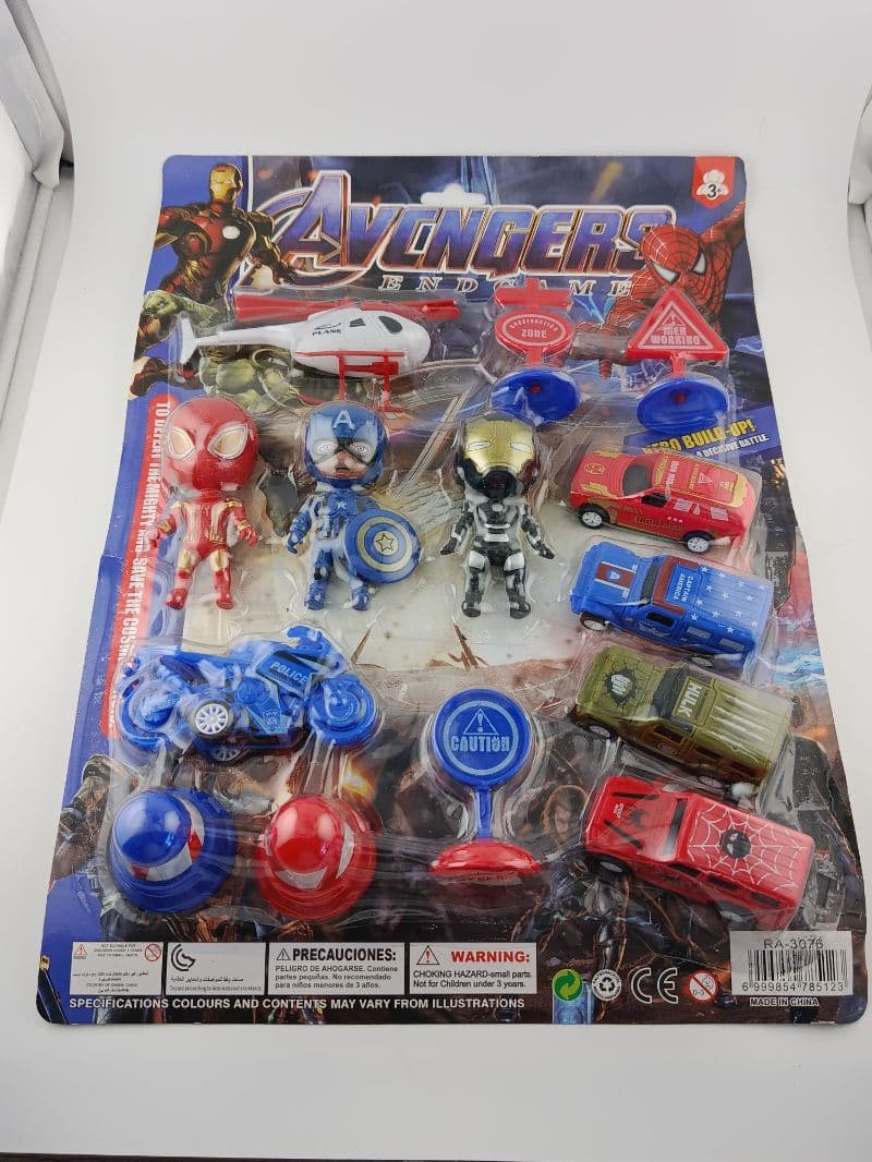 Set de figuras y juguetes Avengers Endgame
