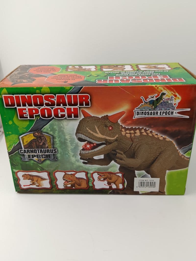 Dinosaurio de Juguete Carnotaurus a Batería de 14 cm