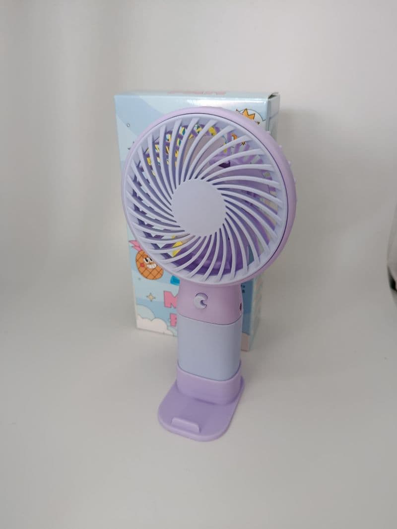 Abanico de mano portátil con batería recargable
