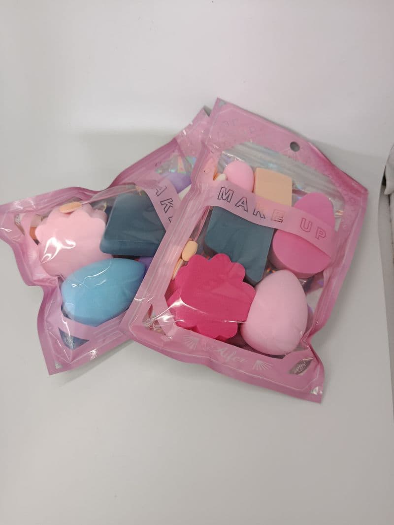 Set de esponjas para maquillaje de 10 piezas