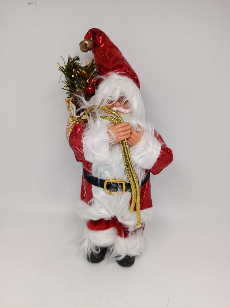 Muñeco navideño Santa Claus rojo