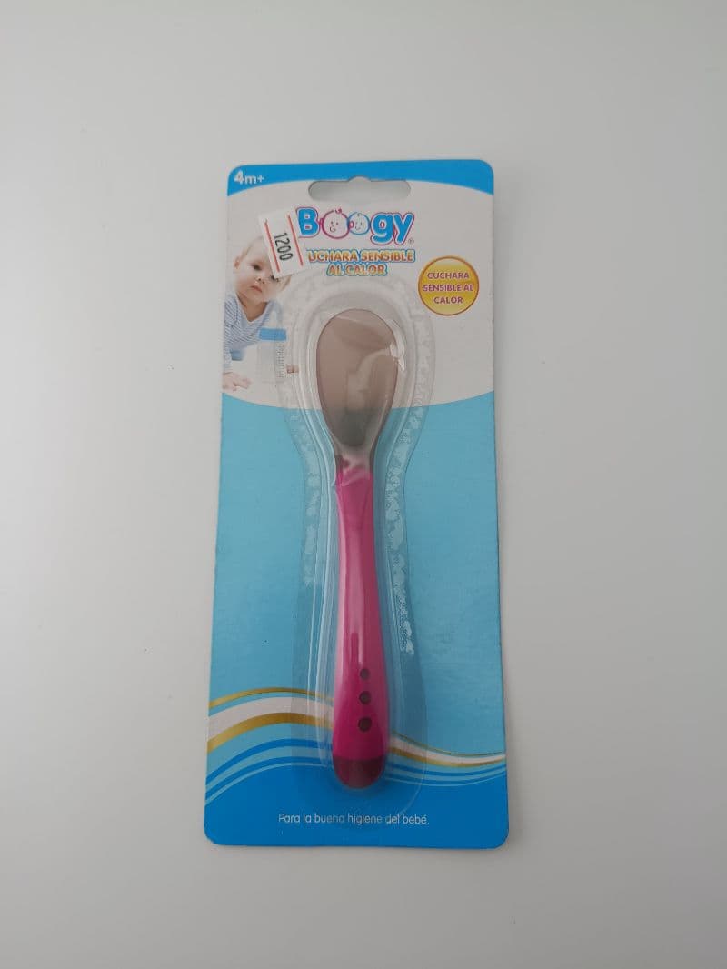Cuchara para Bebé Sensible al Calor Boogy