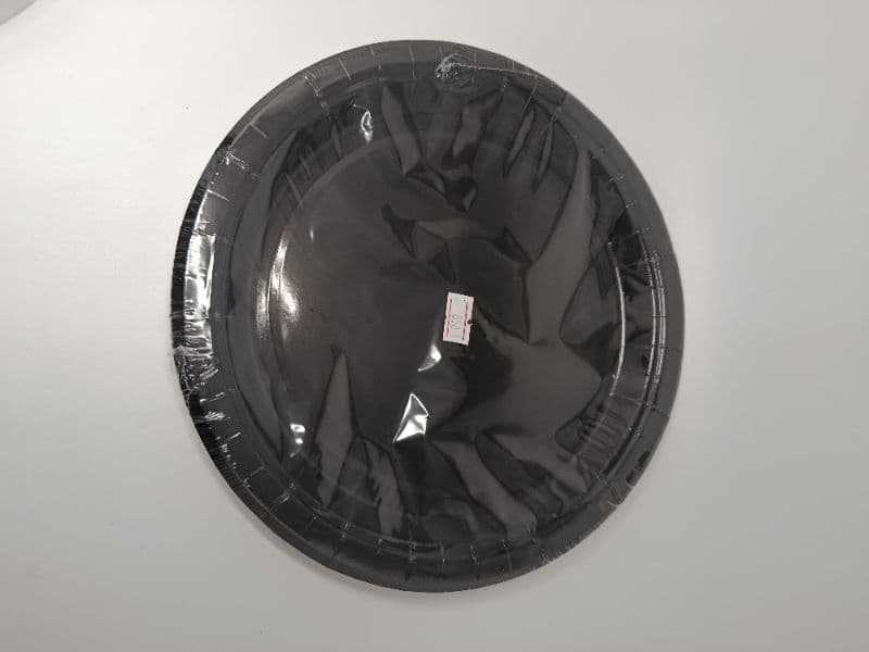 Platos Desechables de 9 Pulgadas Color Negro