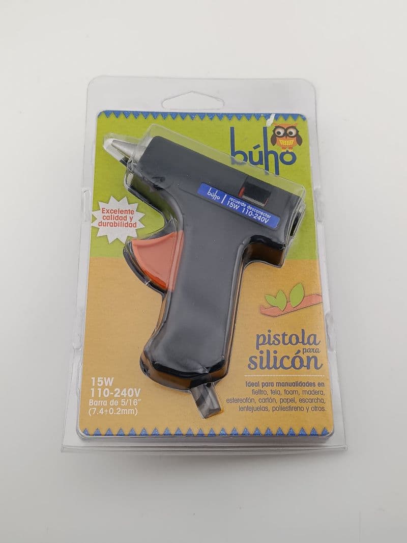 Pistola de silicón pequeña Búho 15W